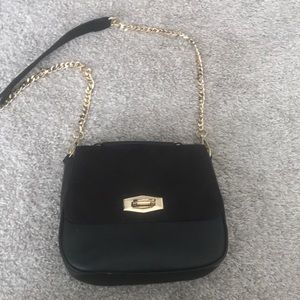Forever 21 Handbag Leather & Gold